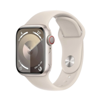 Apple Watch Series 9 - Alüminyum - 41mm - Cellular - Yıldız Işığı