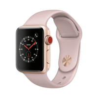 Apple Watch Series 3 - Alüminyum - 38mm - Cellular - Altın
