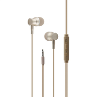 Nettech NT-39 3.5 Jack Girişli Kulak İçi Kulaklık (Gold) VR-14247