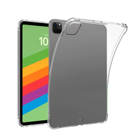 Apple iPad Pro 11 2024 Kılıf Zore Tablet Nitro Anti Shock Silikon Kapak - Şeffaf