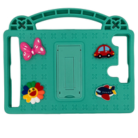 Nettech Universal 10 Inch Uyumlu Kids Standlı Arka Koruma (Yeşil) NT-106404