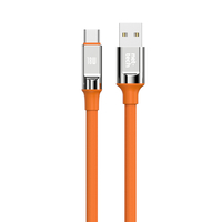 Nettech NT-DC27 18W Plastik 100 Cm Type-C Şarj ve Data Kablosu (Turuncu) NT-108289
