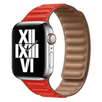 Nettech Apple Watch Seri 42/44 mm Uyumlu Buff Seri Kordon (Kırmızı) NT-98705