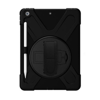 Nettech Apple iPad 7. Nesil 10.2 Inch Uyumlu Sport Seri Arka Koruma (Siyah) VR-20736