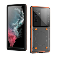 Anti-Knock Airbag Tasarımlı Universal 6.9"inç Su Geçirmez Zore Voter Kapak - Siyah