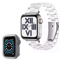 Nettech Apple Watch Seri 44/42 mm Uyumlu Kasa Korumalı Kordon (Beyaz) NT-102999