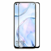 Nettech Huawei P40 Lite E Uyumlu 5D Glas Full Cam Koruyucu (Şeffaf) NT-82505