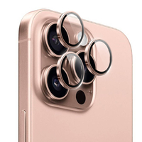 Nettech Apple iPhone 16 Pro Max Uyumlu Safir Lens Kamera Cam Koruyucu (Kahverengi) NT-110822