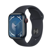 Apple Watch Series 9 - Alüminyum - 41mm - Cellular - Gece yarısı