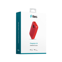 Ttec ChargeUp LCD 20.000mAh Taşınabilir Hızlı Şarj Aleti / Powerbank 2BB211GK Kırmızı