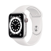 Apple Watch Series 6 - Alüminyum - 44mm - Cellular - Gümüş