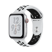 Apple Watch Series 4 Nike - Alüminyum - 44mm - GPS + Cellular - Gümüş