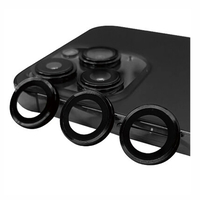 Nettech Apple iPhone 14 Pro Max Uyumlu Damla Model 3in Kamera Cam Koruyucu (Siyah) NT-97434