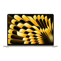 Apple MacBook Air 15" - M3 chip with 8-core CPU and 10-core GPU - 16 GB - 256 GB - Yıldız ışığı