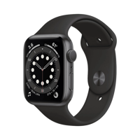 Apple Watch Series 6 - Alüminyum - 44mm - GPS - Gece yarısı