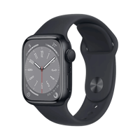 Apple Watch Series 8 - Alüminyum - 41mm - GPS - Gece yarısı