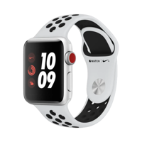 Apple Watch Series 3 Nike - Alüminyum - 38mm - GPS + Cellular - Gümüş
