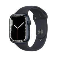 Apple Watch Series 7 - Alüminyum - 45mm - GPS - Gece yarısı