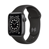 Apple Watch Series 6 - Alüminyum - 40mm - GPS - Gece yarısı