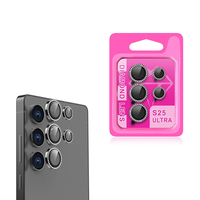 Galaxy S25 Ultra Zore CL-06 Kamera Lens Koruyucu - Siyah