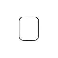 Apple Watch 10 46mm Çizilmeyi Önleyici Zore First Class Zore PMMA Pet Saat Ekran Koruyucu - Siyah