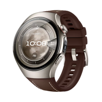 Huawei Watch 5 - Titanyum - 46mm - Wi-Fi - Koyu Kahverengi