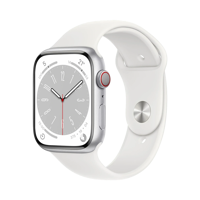Apple Watch Series 8 - Alüminyum - 45mm - Cellular - Gümüş