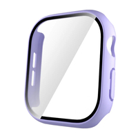 Apple Watch 10 42mm Sert PC Kasa ve Ekran Koruyucu Zore Watch Gard 35 - Mor