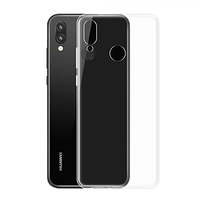 Nettech Huawei P Smart 2019 Uyumlu Lüx Seri Arka Koruma Kılıf (Şeffaf) VR-14312