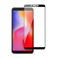 Nettech Xiaomi Redmi 6A Uyumlu 5D Glas Full Cam Koruyucu (Siyah) VR-14859