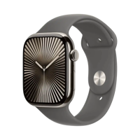 Apple Watch Series 10 - Titanyum - 46mm - Cellular - Natürel