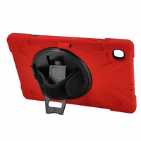 Nettech Samsung Galaxy Tab S6 Lite P610 10.4 inc Uyumlu Sport Seri Arka Koruma (Kırmızı) NT-82390