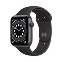Apple Watch Series 6 - Alüminyum - 44mm - Cellular - Gece yarısı