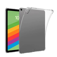 Apple iPad Air 13 2024 Kılıf Zore Tablet Nitro Anti Shock Silikon Kapak - Şeffaf