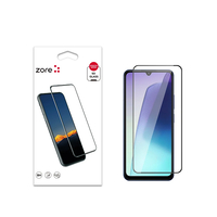 Xiaomi Redmi 14C 4G Zore Kenarları Kırılmaya Dayanıklı Cam Ekran Koruyucu - Siyah