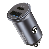 Nettech NT-CCH03 Usb + Type-C PD 18W + 20W 2 Çıkışlı Araç Şarj Aleti (Siyah) NT-CCH03