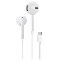 Nettech NT-HS10 Type-C Girişli Kulak İçi Kulaklık (Beyaz) NT-HS10
