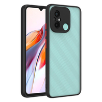 Xiaomi Redmi 12C Kılıf Zore Hux Kapak - Siyah