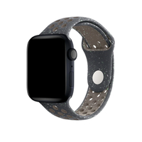 Nettech Apple Watch Seri 40/38 mm Uyumlu Silikon Kordon (Siyah) NT-110245