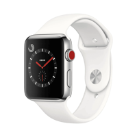 Apple Watch Series 3 - Paslanmaz Çelik - 42mm - Cellular - Gümüş