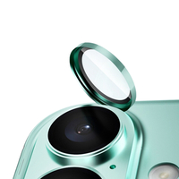 Nettech Apple iPhone 16 Uyumlu Alüminyum Seri Kamera Cam Koruyucu (Yeşil) NT-111109