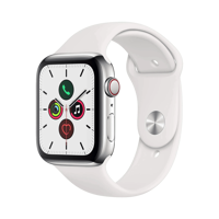 Apple Watch Series 5 - Paslanmaz Çelik - 44mm - Cellular - Gümüş