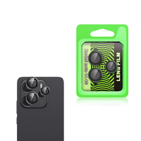 Xiaomi Redmi Note 14 Zore CL-07 Kamera Lens Koruyucu - Siyah