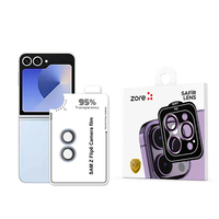 Galaxy Z Flip 6 Zore CL-11 Safir Parmak İzi Bırakmayan Anti-Reflective Kamera Lens Koruyucu - Mavi