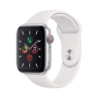Apple Watch Series 5 - Alüminyum - 44mm - Cellular - Gümüş