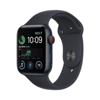 Apple Watch SE 2 - Alüminyum - 44mm - GPS + Cellular - Gece Yarısı