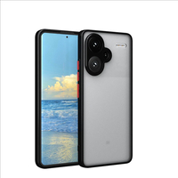 Xiaomi Redmi Note 13 5G Kılıf Zore Hux Kapak - Siyah