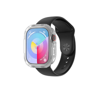 Apple Watch 10 42mm Silikon TPU Kasa Koruyucu Zore Watch Gard 17 - Şeffaf