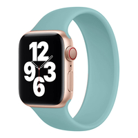 Nettech Apple Watch Seri 42/44 mm Uyumlu Silikon Kordon (Turkuaz) NT-85352