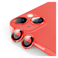 Nettech Apple iPhone 13 Uyumlu Damla Model 2in Kamera Cam Koruyucu (Kırmızı) NT-91704